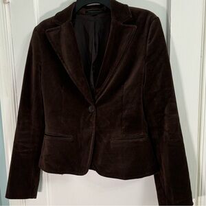Express design studio size 8 brown velvet blazer
